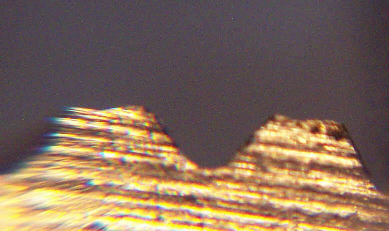 New, unworn involute splines